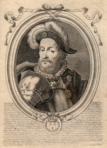 Portrait de François Ier (1494 - 1547), roi de France - François Ier, roi de France - Gravure de 