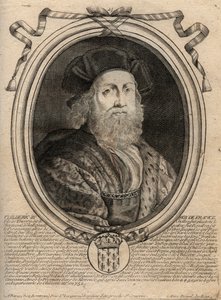 Portrait de Childéric III (714-755), roi des Francs - de Larmessin