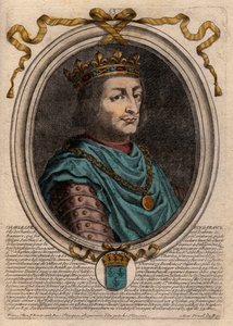 Portrait de Charles VII (1403-1461) Roi de France - de Larmessin