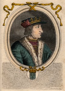 Portrait de Charles VI (1368-1422), Roi de France - de Larmessin