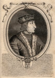 Portrait de Charles VI (1368-1422), roi de France - de Larmessin