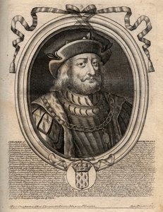 Portrait de Chilpéric I (539-584), roi de Neustrie - de Larmessin