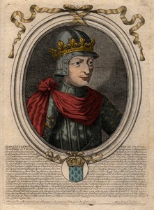 Portrait de Jean II le Bon (1319-1364), Roi de France - gravure de 