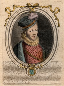 Portrait de Louis XII (1462-1515), Roi de France - gravure de 