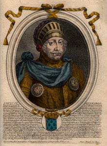 Portrait de Louis VI, dit Le Gros - gravure de 