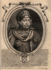 Portrait de Louis VI, dit Le Gros - Gravure de 