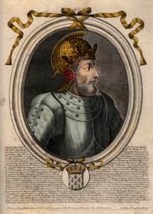 Portrait de Philippe IV le Bel (1268 - 1314), Roi de France - gravure de 