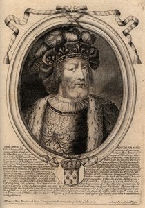 Portrait de Philippe Ier (1060 - 1108), roi de France - Philippe Ier (1053-1108) roi de France - gravure tirée de 