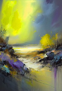 Paysage abstrait - F. Abderrahim
