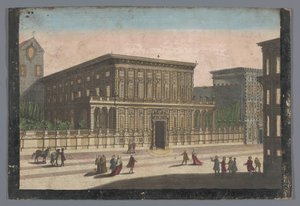 Vue du Palazzo Doria-Tursi à Gênes