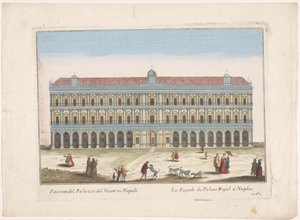 Vue du Palazzo Reale à Naples