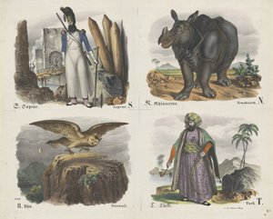 Lettres S, R, U et T, Bilder A B C / Buch. / Prenten A B / Boek (titre de la série sur l