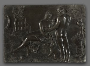 Vénus et Adonis - follower of Georg Raphael Donner