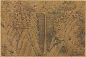 Habiter dans les montagnes de Longmian ("Dragon endormi") - follower of Li Gonglin