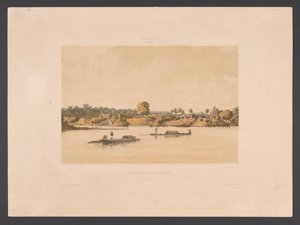 Waterkant en rede te Paramaribo - jonkheer Jacob Eduard van Heemskerck