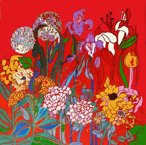 Fleurs dans le jardin d