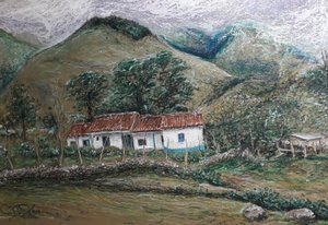 Paysage andin - Llano Largo Venezuela