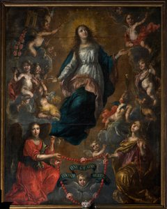 Église paroissiale (Parochiekerk Sint-Joris). Intérieur. Assomption de Marie. Nicolas de Liemaeckere. 1640. - or Liemaecker Nicolaas de Liemakere