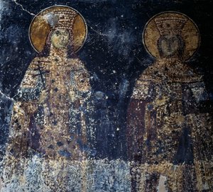 Saints, fresque dans l