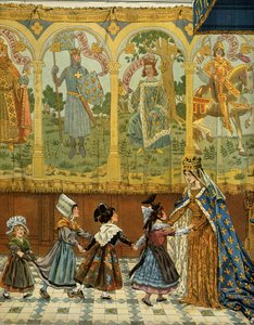 Histoire de France au Moyen Âge : Allégorie des provinces françaises attestées à la couronne de France sous le règne du roi Louis XI dit le Prudent (1423-1483) - pseudonym for Onfray de Breville Jacques Job