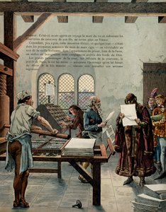 Histoire de France au Moyen Âge : le roi de France Louis XI dit le Prudent (1423-1483) encouragea la croissance de l