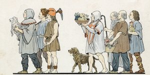 Dans « La France, son histoire racontée par G. Montorgueil, illustrée par Job » 1896. Collection privée - pseudonym for Onfray de Breville Jacques Job