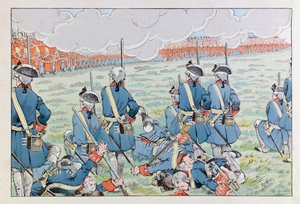 Illustration du livre « Les épées de France » : La bataille de Fontenoy le 11 mai 1745