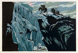 Illustration du livre « Les épées de France » : Mort de Roland à Roncevaux en 778 - pseudonym for Onfray de Breville Jacques Job