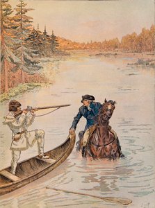Georges Washington jouant le garde-chasse - pseudonym for Onfray de Breville Jacques Job