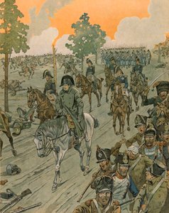 Jacques Marie Gaston Onfroy de Bréville dit JOB (1858-1931) - Histoire de la Belgique : Waterloo le soir de la bataille (18 juin) - pseudonym for Onfray de Breville Jacques Job