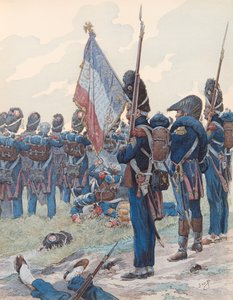 Le dernier carré à Waterloo (18 juin 1815), Collection privée