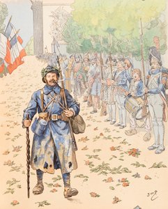 Le triomphe du poilu (allégorie de l
