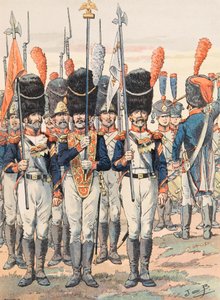 Jacques Marie Gaston Onfroy de Bréville dit JOB (1858-1931) - Tenue des troupes françaises à toutes les époques : Porte-Aigles (1812), Collection privée - pseudonym for Onfray de Breville Jacques Job