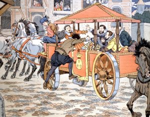 Meurtre de Henri IV, vers 1900 - pseudonym for Onfray de Breville Jacques Job