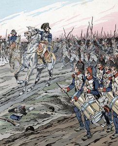 Napoléon Bonaparte pendant la bataille de Marengo (1800) - pseudonym for Onfray de Breville Jacques Job
