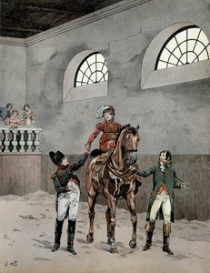 Napoléon Ier Bonaparte (1769-1821) assistait aux leçons d