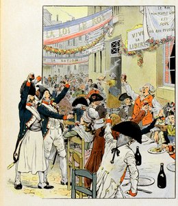 Banquet révolutionnaire après la prise de la Bastille - pseudonym for Onfray de Breville Jacques Job