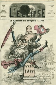 La bataille de Louqsor, le Père Gagne monté sur l