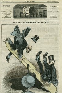 Le changement parlementaire entre les partis de droite et de gauche. Couverture dans L