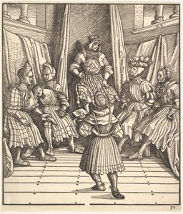 Illustration du Roi Blanc Der Weiß König, 15ème-16ème siècle