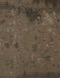 Cent enfants jouant - tradition of Su Hanchen