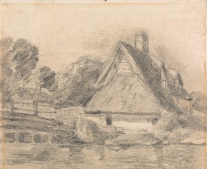 Cottage de Flatford - unknown artist
formerly John Constable