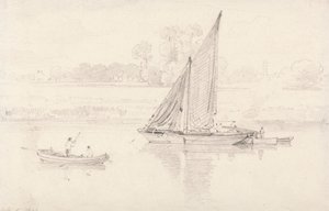 La Tamise à Kew, 9 février 1806 - unknown artist
formerly John Constable