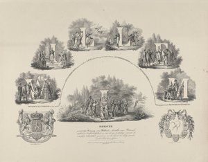 Allégorie sur les vertus du roi Guillaume Ier, 1831 - van der Meulen