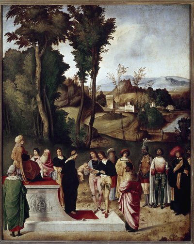 Moïse enfant soumis à l