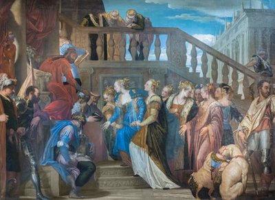 Esther et Assuérus, 1560-69 - (1528 88) Veronese