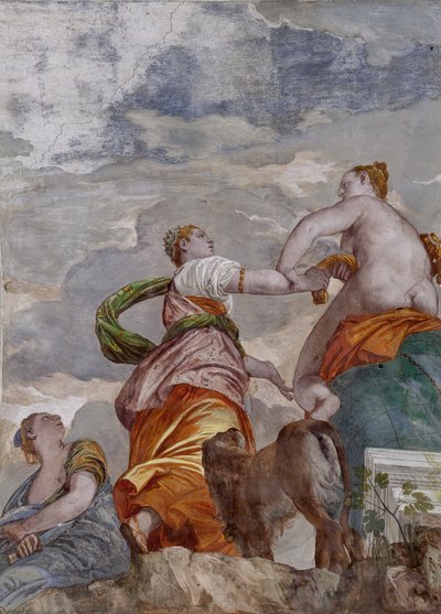 Fortune, Ambition et Envie, la Chambre du petit Chien (détail) - Veronese