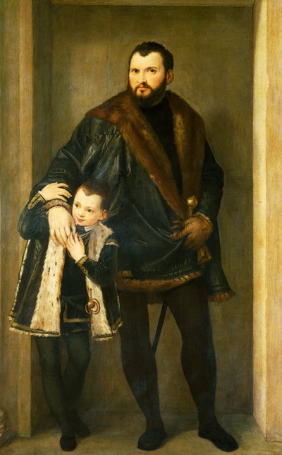 Giuseppe Da Porto avec son fils Adriano - (1528 88) Veronese
