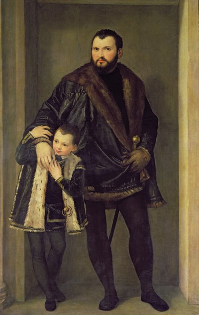 Giuseppe da Porto et son fils Adriano, vers 1555 - Veronese