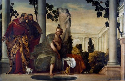 Suzanne et les vieillards. Peinture de Paolo Caliari dit Paul Véronèse - Veronese